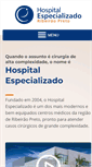 Mobile Screenshot of hospitalespecializado.com.br